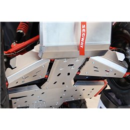 Segway Snarler Aluminium OEM Skid plates voor lang chassis, 2mm dik.