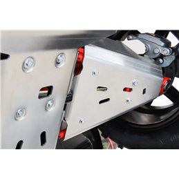 Segway Snarler Aluminium OEM Skid plates voor lang chassis, 2mm dik.