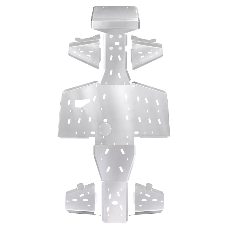 Segway Snarler Aluminium OEM Skid plates voor kort chassis, 2mm dik.