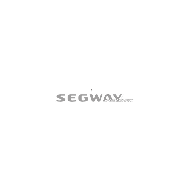 Segway CARGO BOX LEFT DECAL Partnr:  U09-L100009-000-00