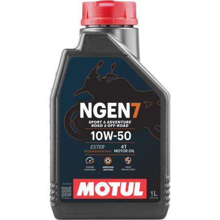 MOTUL NGEN 7 4T Motor Oil - 10W-50 1Liter for Segway Vehicles