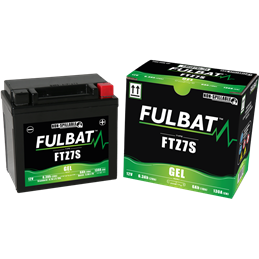 Fulbat battery  FTZ7S GEL  12Volt  Capacity:6Ah  CCA:130Amp  L:113 W:70 H:105   P/N:550635  Polarity: - / +