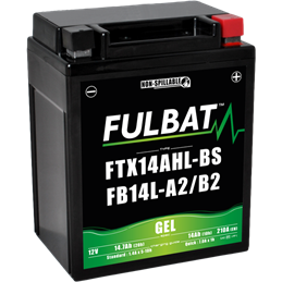 Fulbat battery  FTX14AHL-BS / FB14L-A2/B2 GEL   12Volt  Capacity:14Ah  CCA:175Amp  L:135 W:90 H:167   P/N:550927  Polarity: -/+