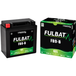 Fulbat battery  FB9-B GEL (12N9-4B-1)  12Volt  Capacity:9Ah  CCA:115Amp  L:135 W:75 H:139   P/N:550925  Polarity: +/-