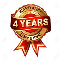 4-year warranty (2nd hand)